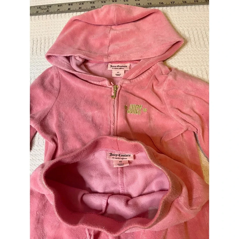 Juicy Couture Sweatsuit - 4T Pink